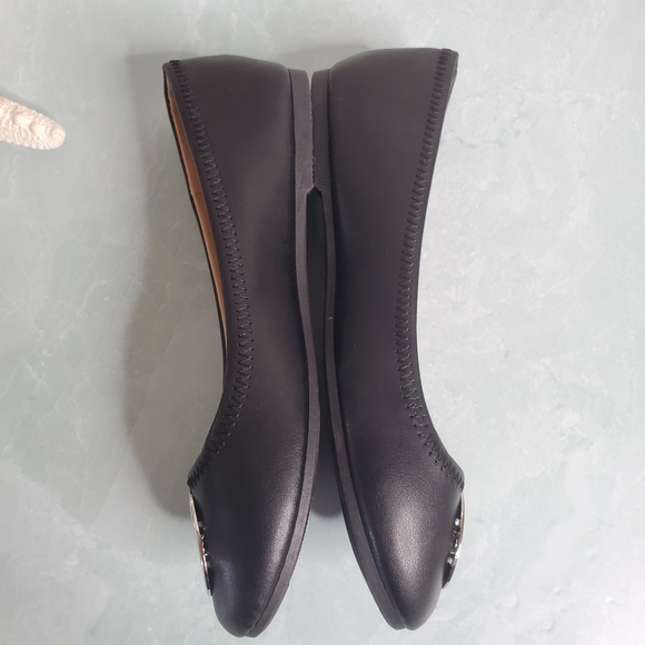 NEW Black Silver Medallion Flats - Picture 5 of 5